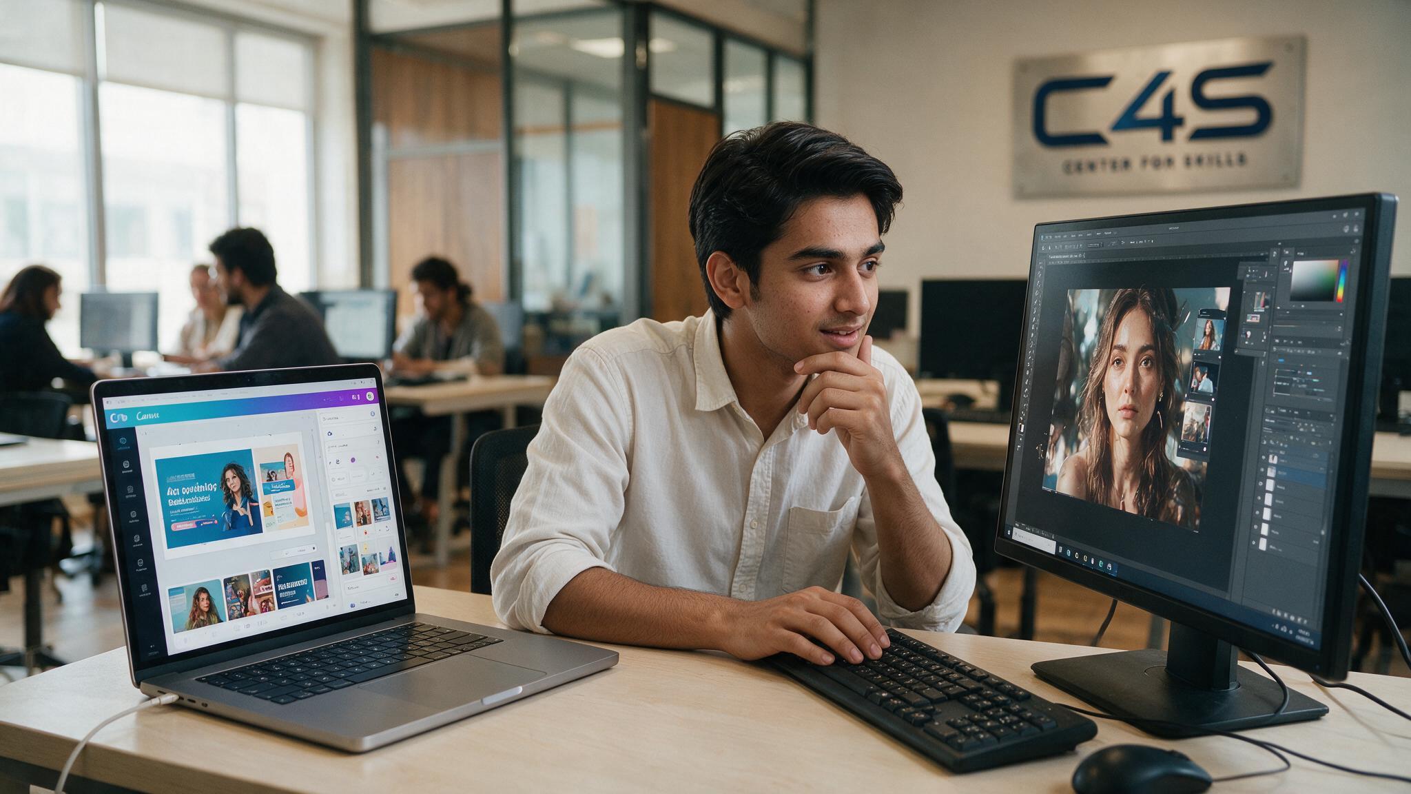 Canva vs Photoshop: Which Should Beginners Learn First for Graphic Design?