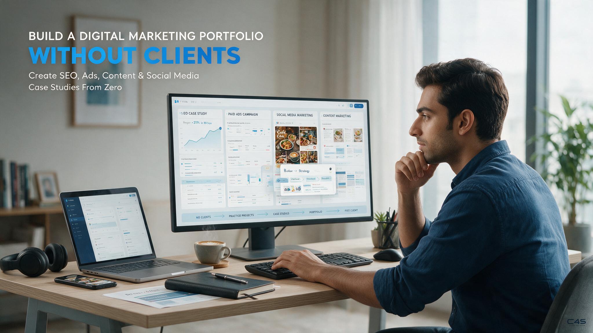 How to Build a Freelance Digital Marketing Portfolio Without Any Prior Clients